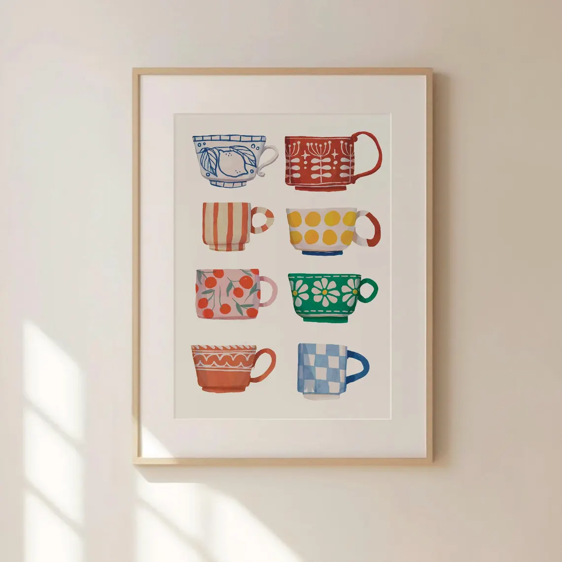 Home Decor Kolkata - طباعة على شكل كوب شاي، ملصق