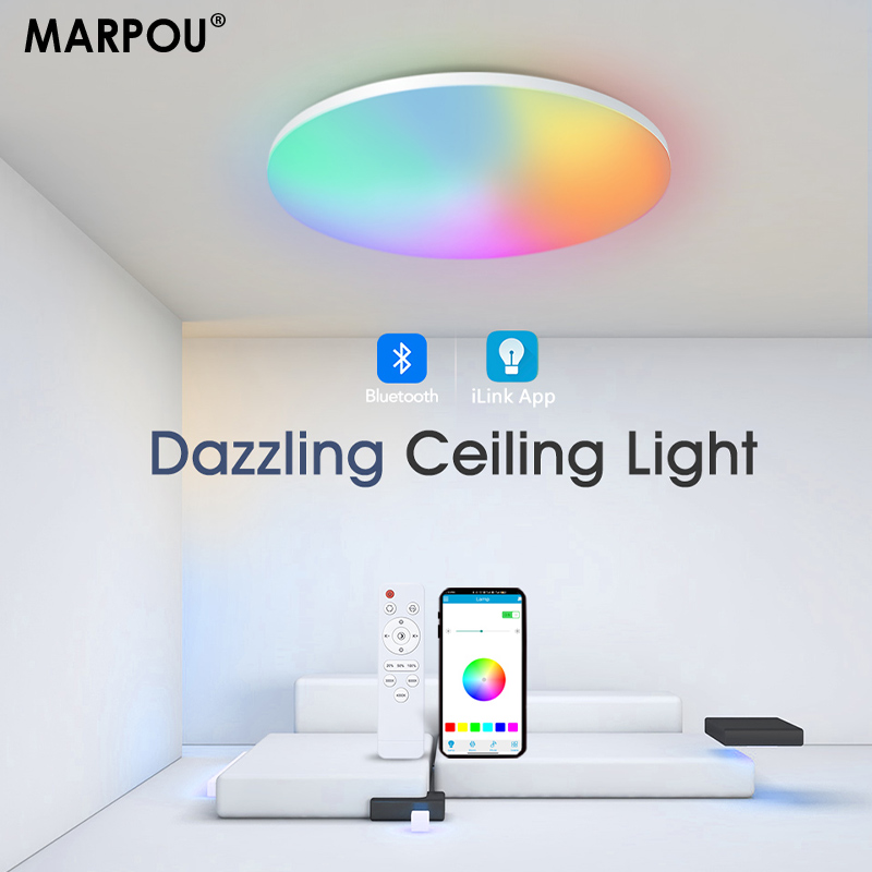 Home Decor App - MARPOU الملونة RGB مصباح السقف 54