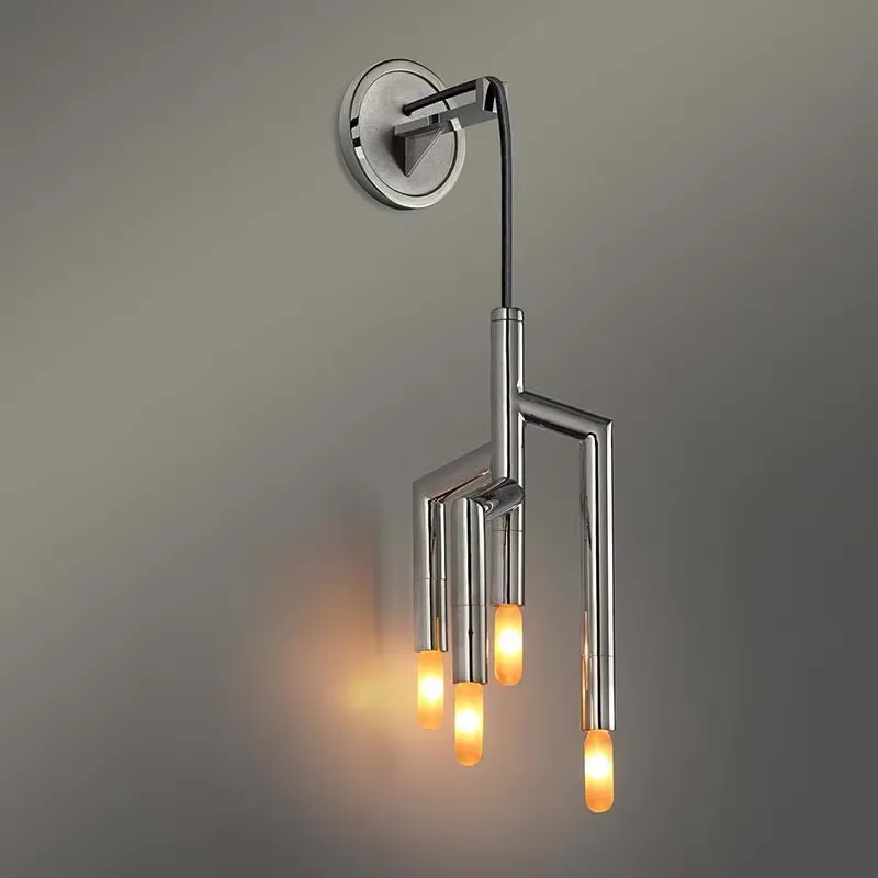 Home Decor White - مصابيح جدارية من الكروم لديكور المنزل