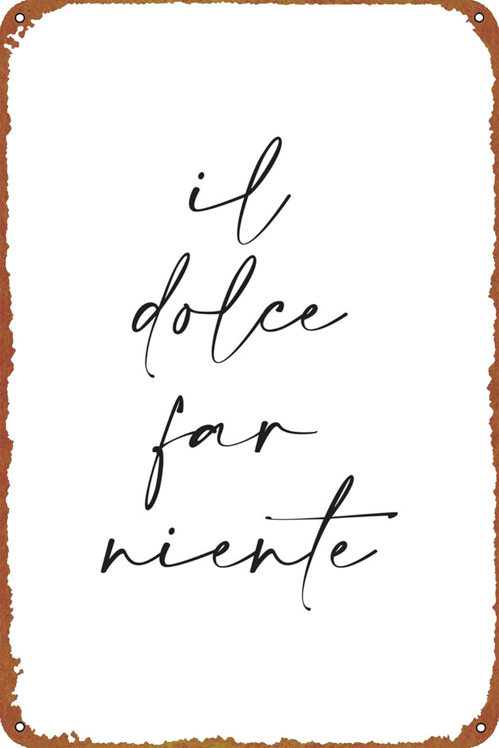 Home Decor Logo - 1p,KIVYYB Il Dolce Far Niente شعار