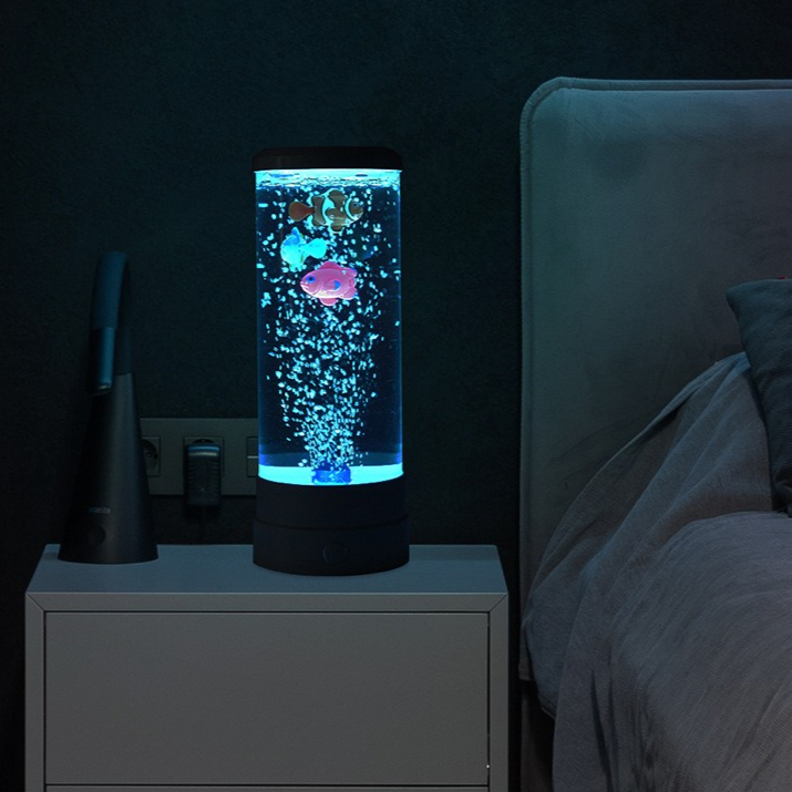 سمكة فقاعية LED متعددة الألوان - مراجعة Home Decor Market وسعره