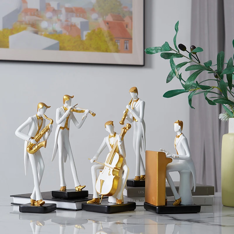تماثيل مصغرة لشخصيات موسيقيين  - مراجعة Home Decor Modern Organic وسعره