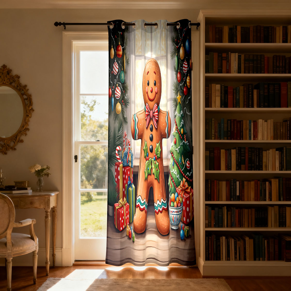ستارة معلقة على شكل رجل الزنجب - مراجعة Home Decor Curtain وسعره