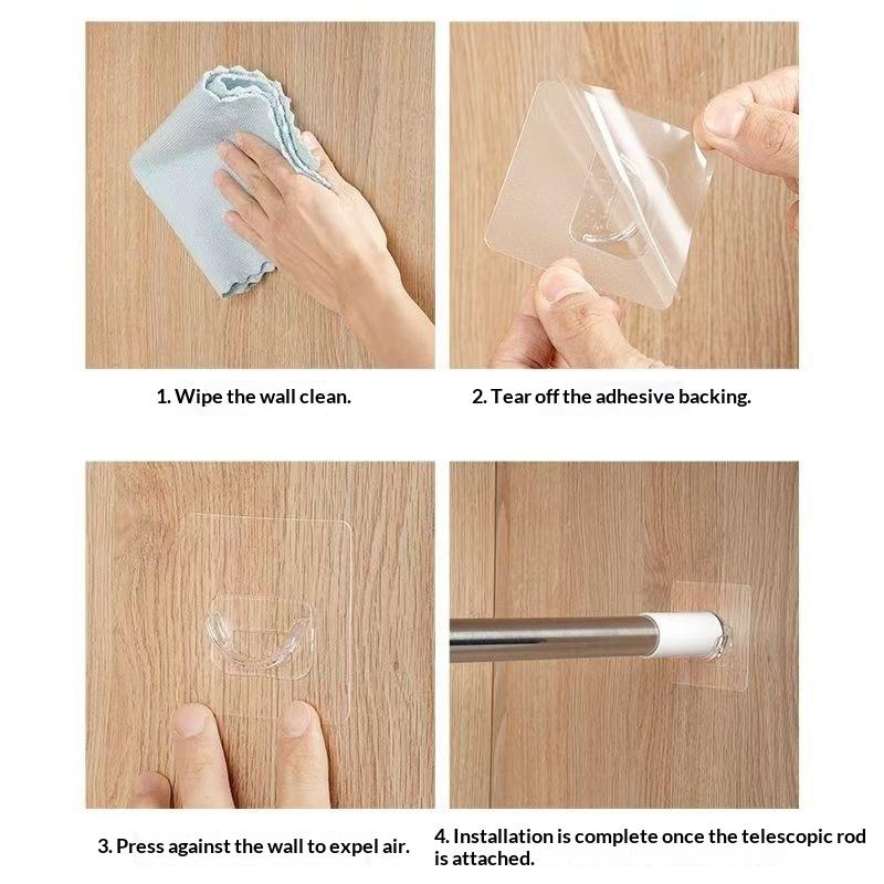 حوامل قضبان الستائر الشفافة ال - مراجعة Home Decor Curtain وسعره