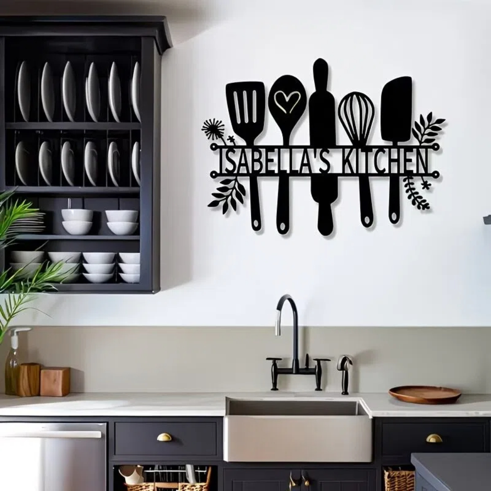 شعار مطبخ مخصص، شعار اسم المطب - مراجعة Home Decor Logo وسعره
