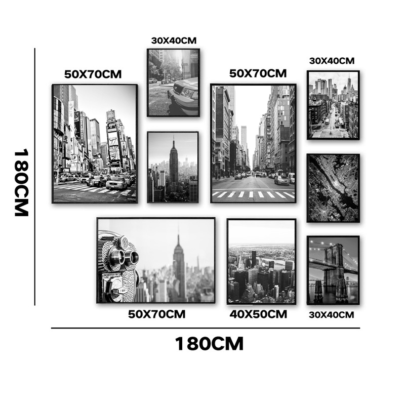 لوحة قماشية بدون إطار لمشهد مد - مراجعة Home Decor New York وسعره