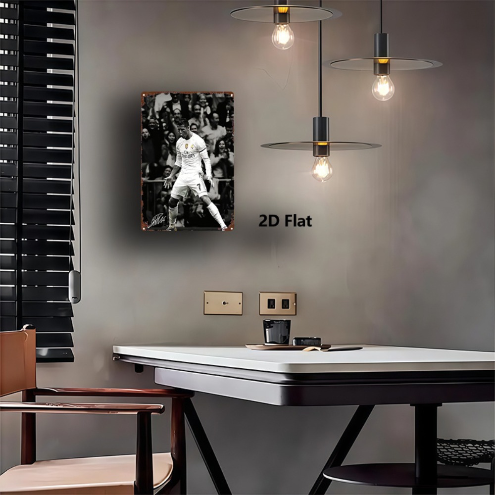 لوحة جدارية معدنية بشعار لاعب  - مراجعة Home Decor Logo وسعره