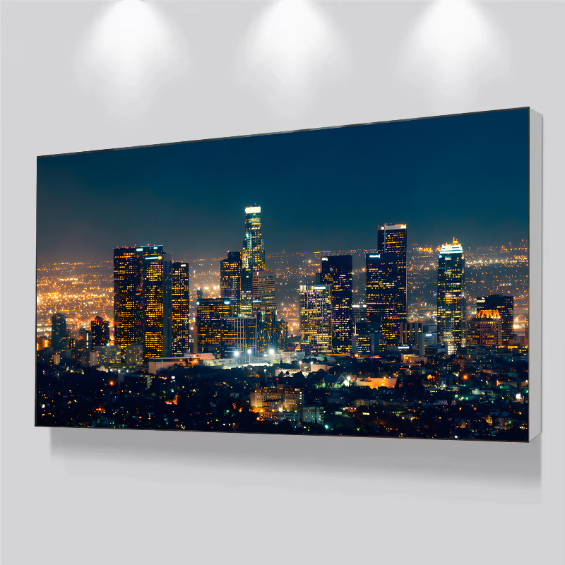 لوحة فنية لمشهد مدينة لوس أنجل - مراجعة Home Decor New York وسعره