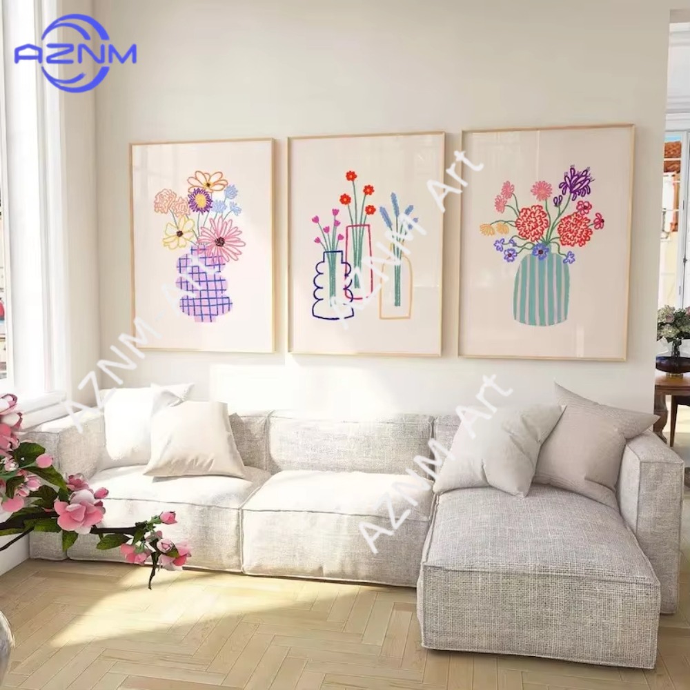 لوحة فنية جدارية قماشية بتصميم - مراجعة Home Decor Market وسعره