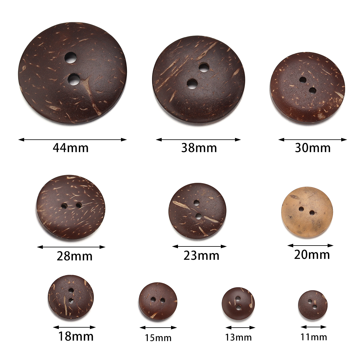10-100pcs الطبيعية جوز الهند ق - مراجعة Home Decor Market وسعره