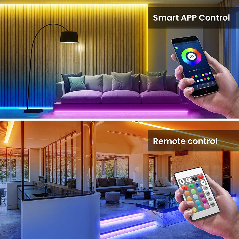 RGB5050 TV LED الخلفية APP الت - مراجعة Home Decor App وسعره