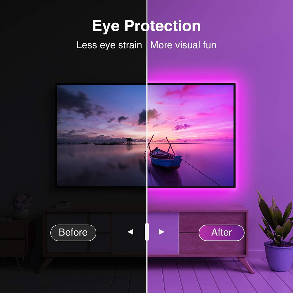 RGB5050 TV LED الخلفية APP الت - مراجعة Home Decor App وسعره