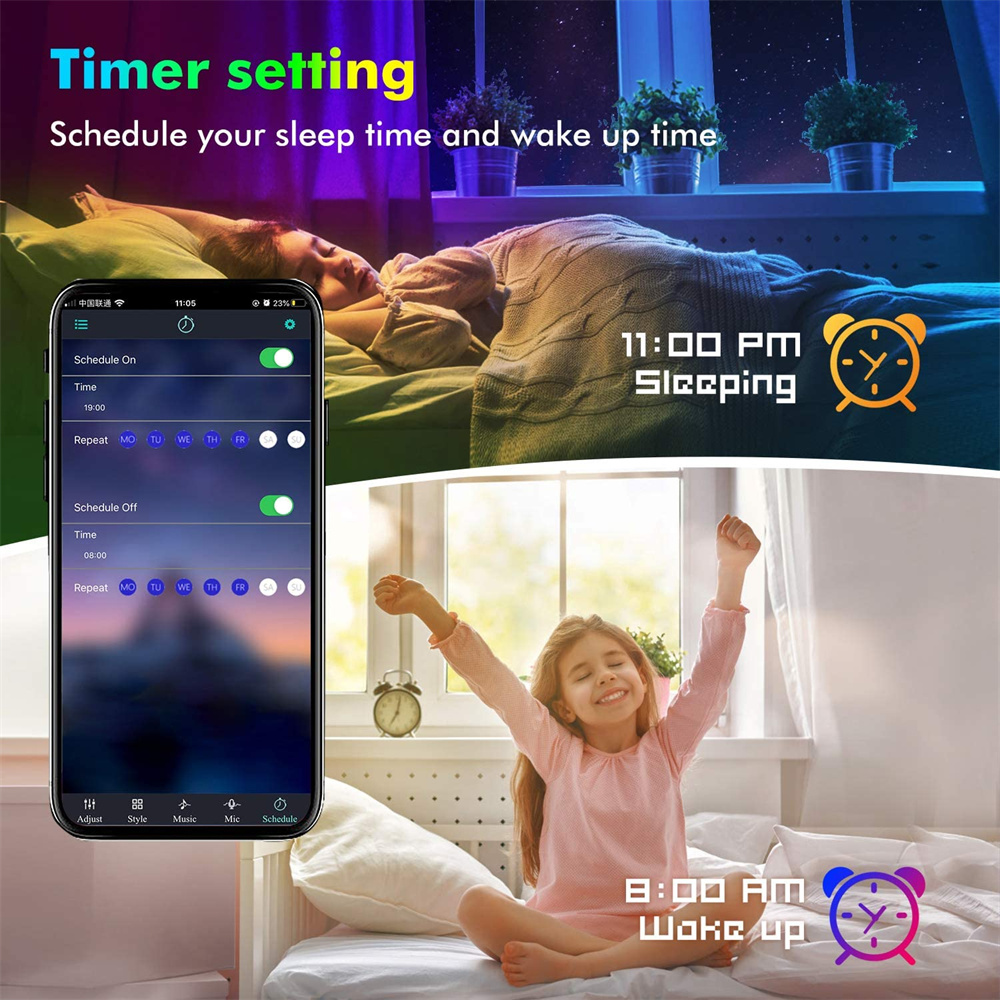 RGB5050 TV LED الخلفية APP الت - مراجعة Home Decor App وسعره