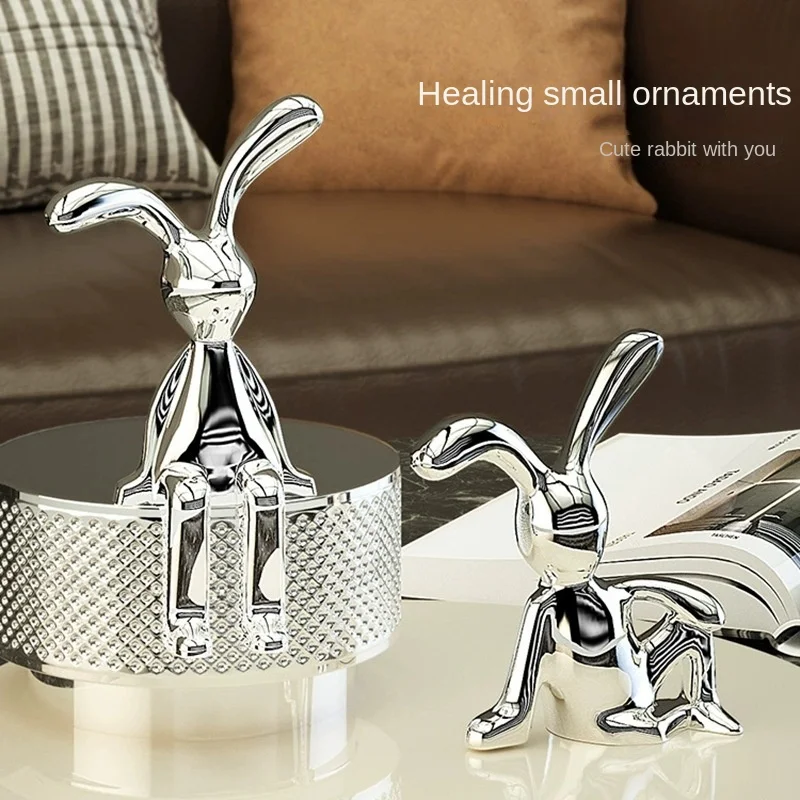 أرنب سيراميك ذهبي وفضي MGT ، د - مراجعة Home Decor Modern Organic وسعره