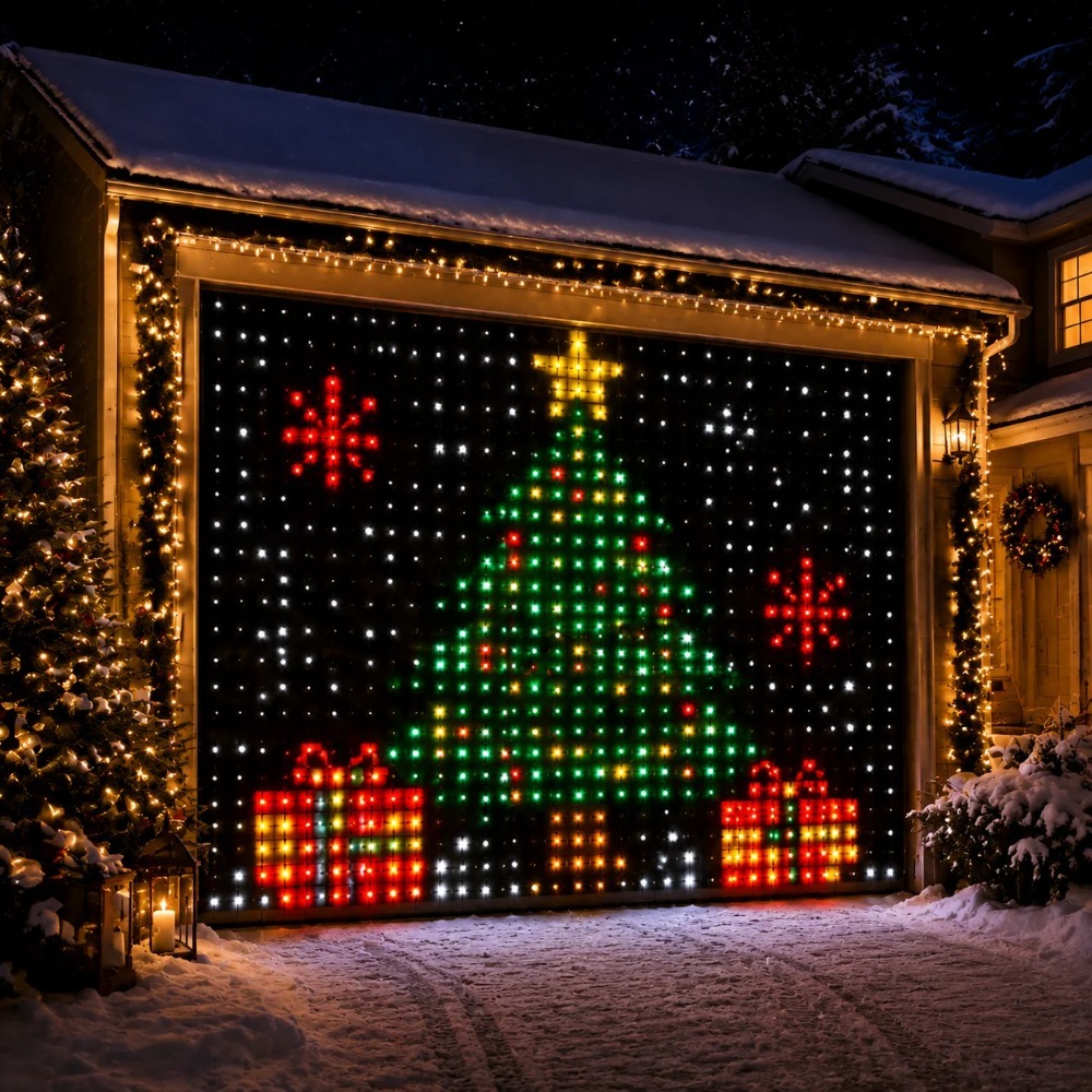 ستائر إضاءة LED بكسل مع تحكم ع - مراجعة Home Decor Curtain وسعره
