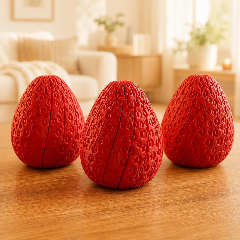 بيضة فراولة ملتوية مطبوعة ثلاث - مراجعة Home Decor Modern Organic وسعره