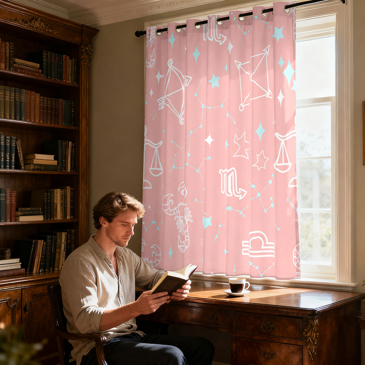 ستارة بطبعة نجوم السماء، ستارة - مراجعة Home Decor Curtain وسعره