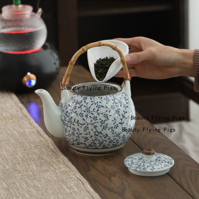 إبريق شاي سيراميك 1100 مللي إب - مراجعة Home Decor Modern Organic وسعره