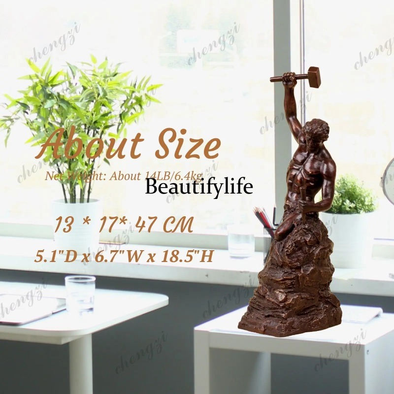 تمثال برونزي A74 بطول 18.5 بوص - مراجعة Home Decor Modern Organic وسعره