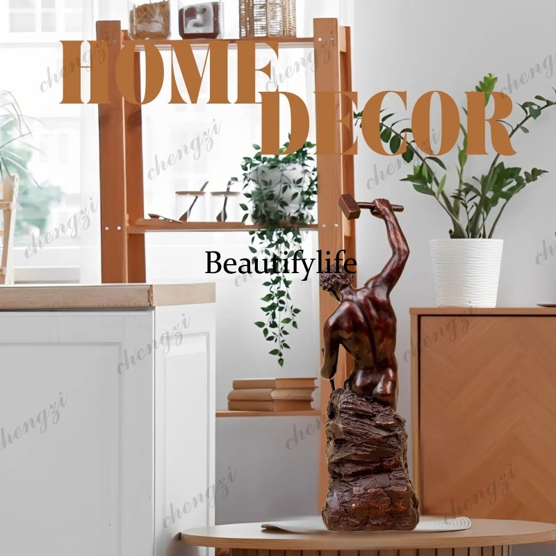 تمثال برونزي A74 بطول 18.5 بوص - مراجعة Home Decor Modern Organic وسعره