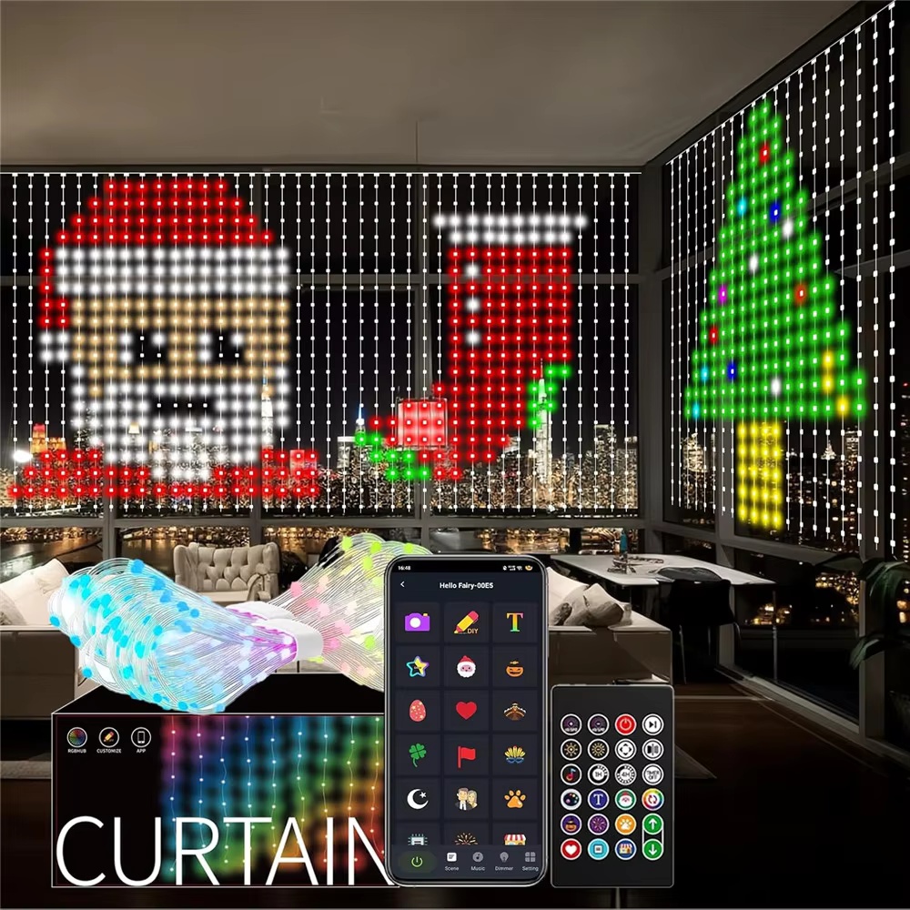 أضواء ستارة ذكية RGB قابلة للب - مراجعة Home Decor App وسعره