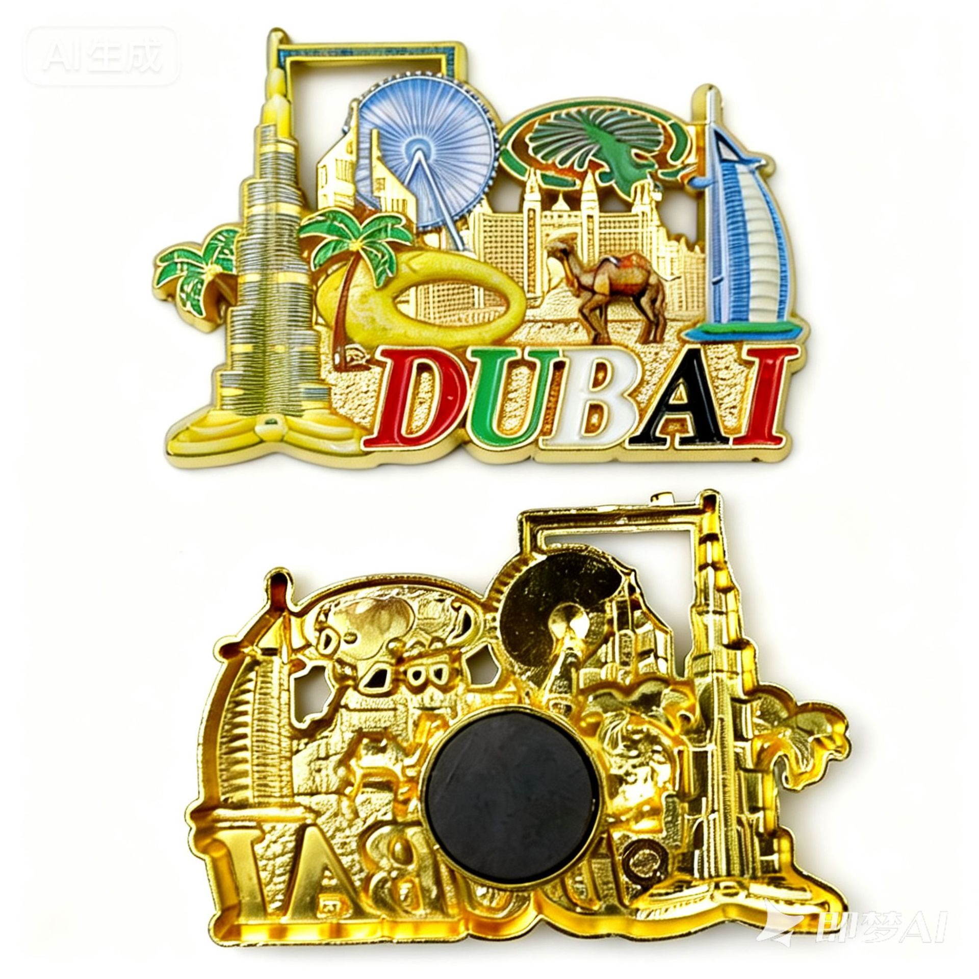 مغناطيسات ثلاجة معدنية ثلاثية  - مراجعة Home Decor Uae وسعره