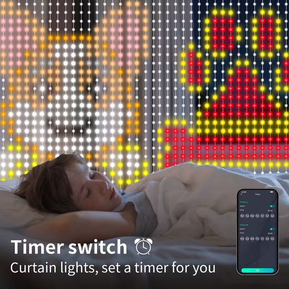ستارة إضاءة LED ذكية مع تحكم ع - مراجعة Home Decor App وسعره