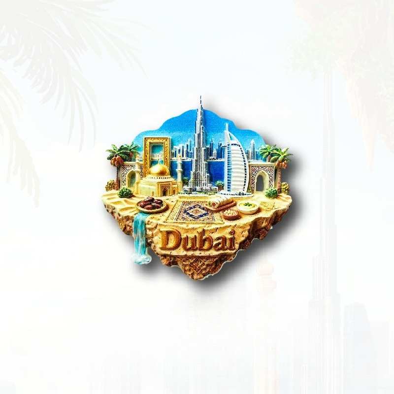 مغناطيس ثلاجة جزيرة دبي العائم - مراجعة Home Decor Uae وسعره