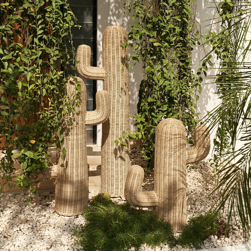 تمثال صبار أرضي مصنوع يدويًا م - مراجعة Home Decor Modern Organic وسعره