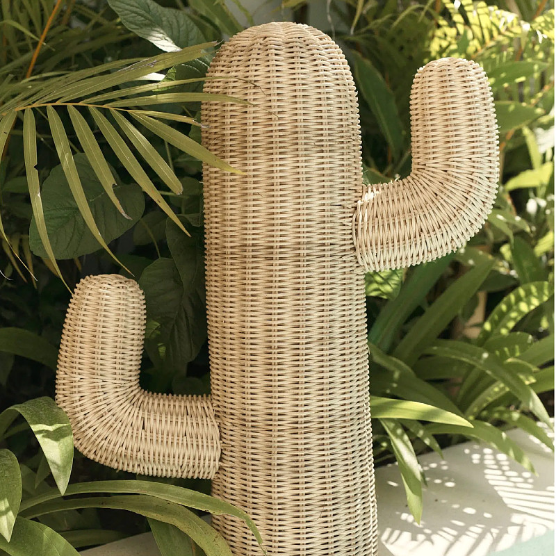 تمثال صبار أرضي مصنوع يدويًا م - مراجعة Home Decor Modern Organic وسعره