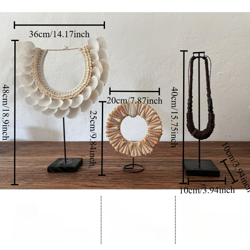 أصداف بحرية طبيعية مصنوعة يدوي - مراجعة Home Decor Modern Organic وسعره