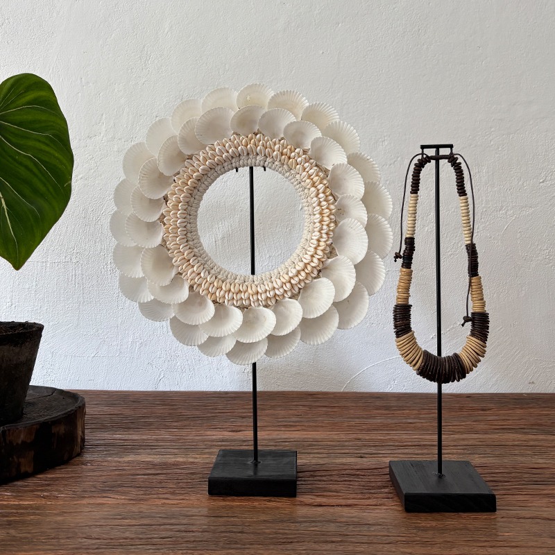 أصداف بحرية طبيعية مصنوعة يدوي - مراجعة Home Decor Modern Organic وسعره