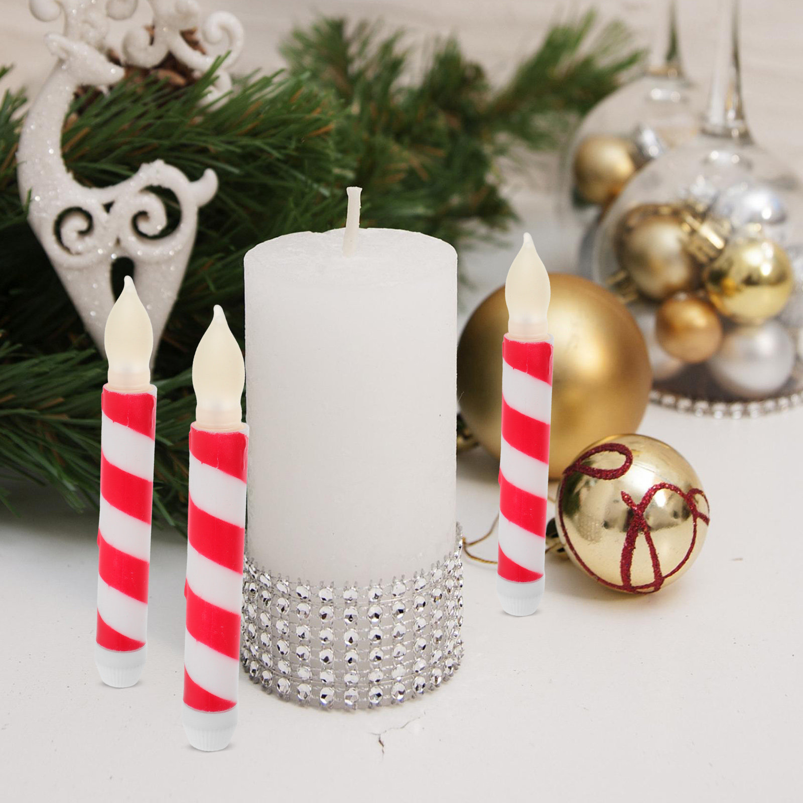 6 قطع من الشموع المستقيمة بدون - مراجعة Home Decor White وسعره