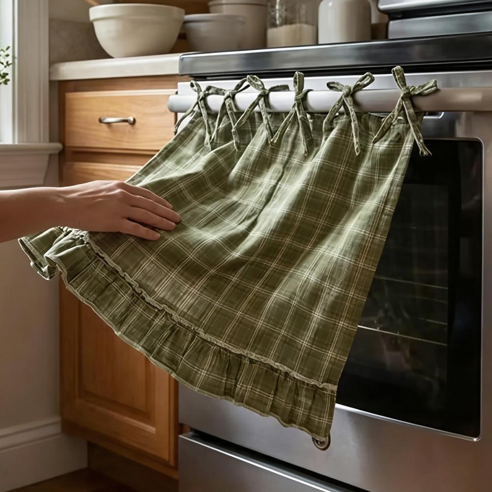 غطاء فرن بتصميم ريفي يدوي الصن - مراجعة Home Decor Curtain وسعره