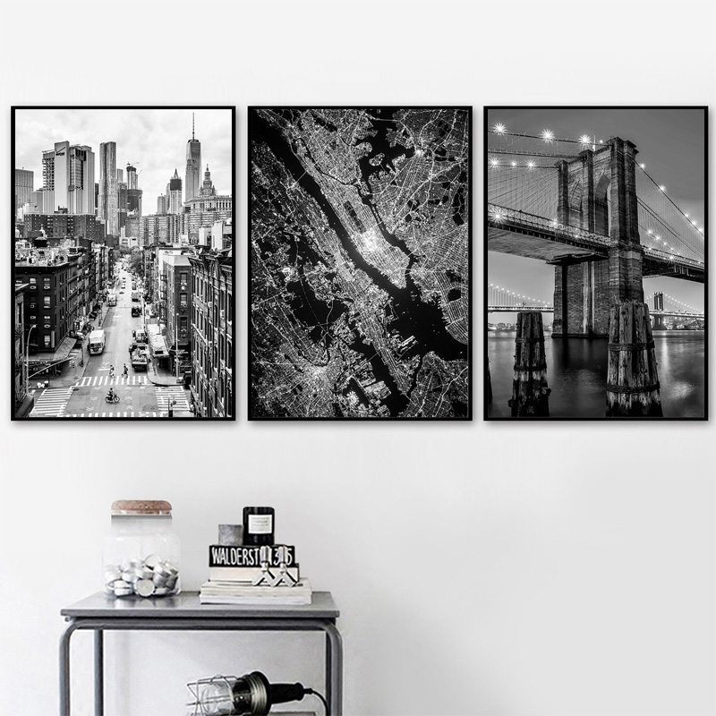لوحات قماشية لمدينة نيويورك، م - مراجعة Home Decor New York وسعره